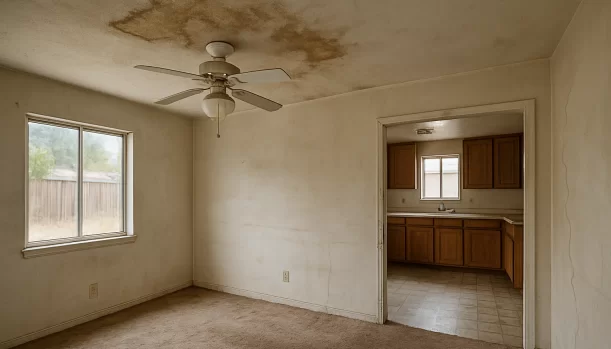 We Buy Houses As-Is in Antelope California — Matt Buys Homes Interior of a house needing repairs in Antelope California — we buy houses as-is
