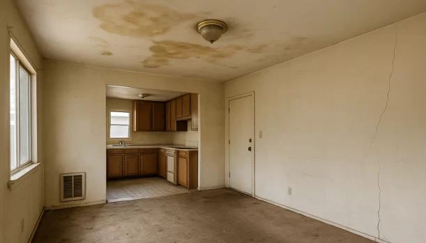 We Buy Houses As-Is in West Sacramento California — Matt Buys Homes Interior of a house needing repairs in West Sacramento California — we buy houses as-is