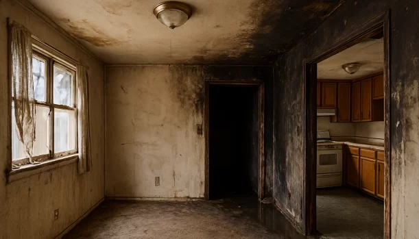 Interior of a house needing repairs in Diamond Springs California — we buy houses as-is