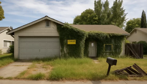 Distressed home exterior in Galt, CA โ Matt Buys Homes cash buyer โ stop foreclosure galt CA