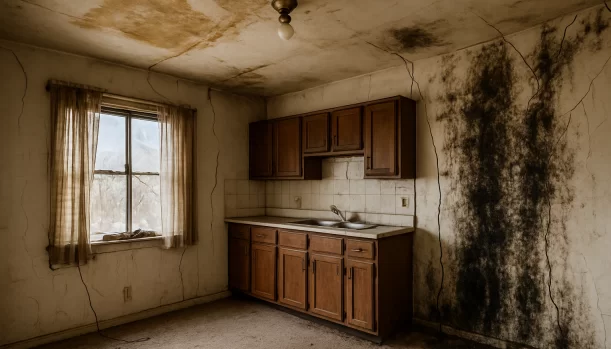 Interior of a house needing repairs in Isleton California โ we buy houses as-is