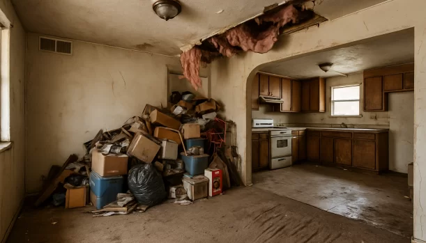 Interior of a house needing repairs in Lincoln California โ we buy houses as-is