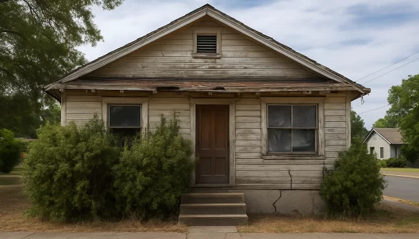 Sell Your Distressed Home in Penryn CA โ Matt Buys Homes Distressed home exterior in Penryn, CA โ Matt Buys Homes cash buyer โ sell probate property penryn