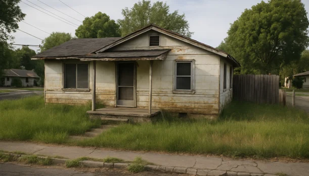 Distressed home exterior in Marysville, CA — Matt Buys Homes cash buyer — cash home buyers marysville California