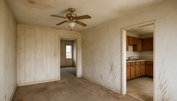 We Buy Houses As-Is in Vacaville California โ Matt Buys Homes Interior of a house needing repairs in Vacaville California โ we buy houses as-is