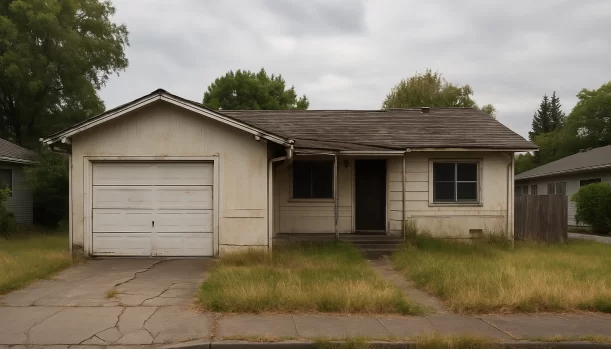 Sell Your Distressed Home in Yountville CA โ Matt Buys Homes Distressed home exterior in Yountville, CA โ Matt Buys Homes cash buyer โ sell house quickly moving yountville