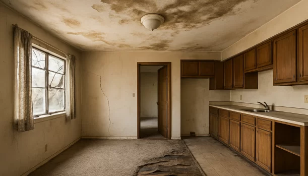 We Buy Houses As-Is in Yountville California โ Matt Buys Homes Interior of a house needing repairs in Yountville California โ we buy houses as-is