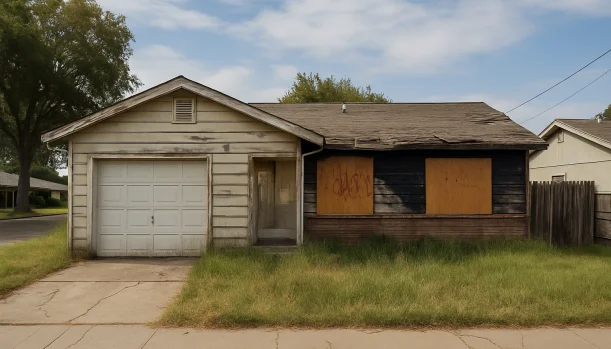 Sell Your Distressed Home in Manteca CA โ Matt Buys Homes Distressed home exterior in Manteca, CA โ Matt Buys Homes cash buyer โ sell house without listing manteca