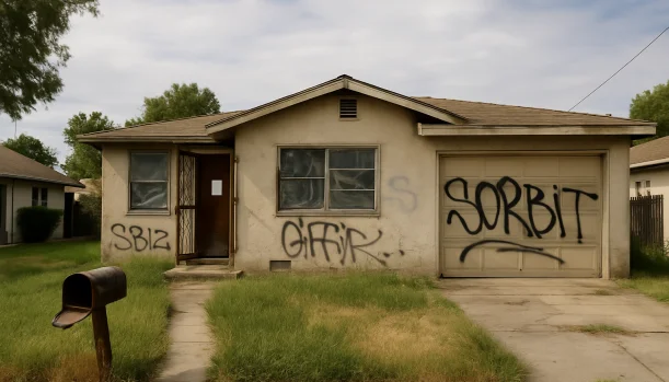 Sell Your Distressed Home in Oakdale CA โ Matt Buys Homes Distressed home exterior in Oakdale, CA โ Matt Buys Homes cash buyer โ pre-foreclosure home sale oakdale CA