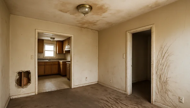 We Buy Houses As-Is in Oakland California โ Matt Buys Homes Interior of a house needing repairs in Oakland California โ we buy houses as-is