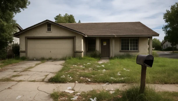 Sell Your Distressed Home in Patterson CA โ Matt Buys Homes Distressed home exterior in Patterson, CA โ Matt Buys Homes cash buyer โ foreclosure help patterson California