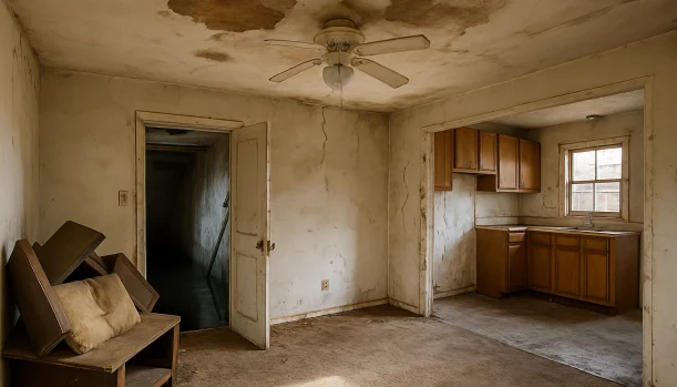 We Buy Houses As-Is in Wheatland California โ Matt Buys Homes Interior of a house needing repairs in Wheatland California โ we buy houses as-is
