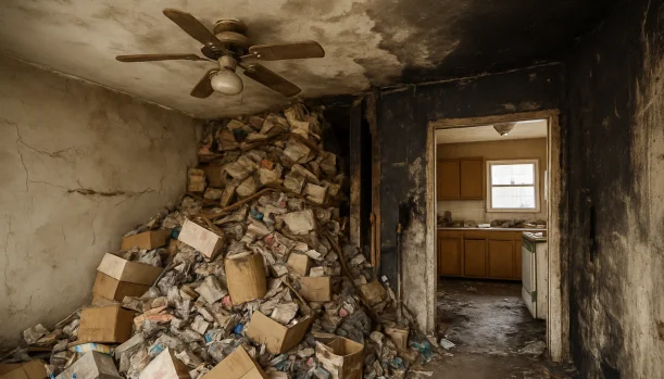 Interior of a house needing repairs in Antioch California — we buy houses as-is