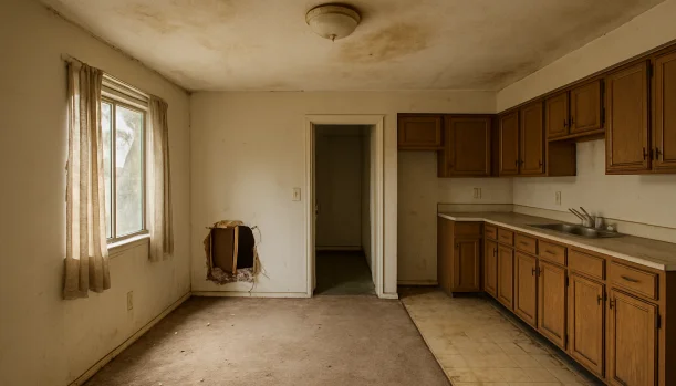 We Buy Houses As-Is in Clayton California โ Matt Buys Homes Interior of a house needing repairs in Clayton California โ we buy houses as-is