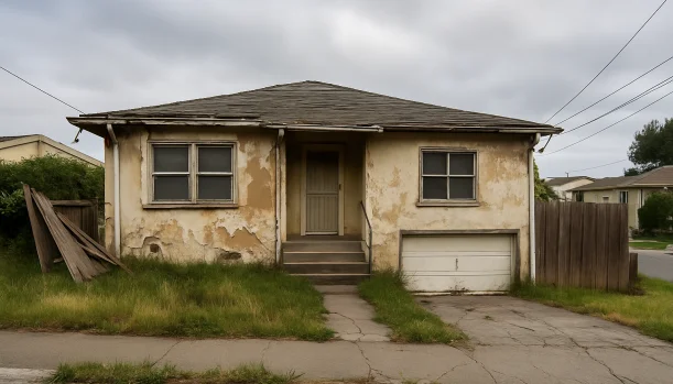 Sell Your Distressed Home in Daly City CA โ Matt Buys Homes Distressed home exterior in Daly City, CA โ Matt Buys Homes cash buyer โ sell house fast relocation daly city CA