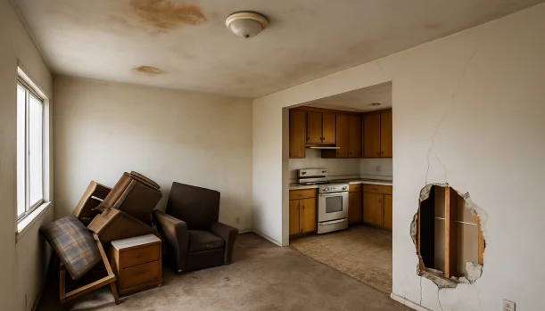 We Buy Houses As-Is in Daly City California โ Matt Buys Homes Interior of a house needing repairs in Daly City California โ we buy houses as-is