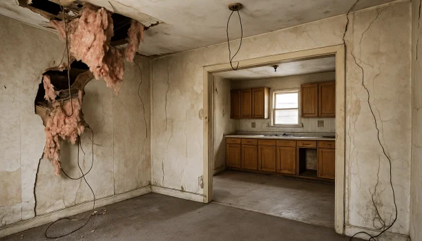 We Buy Houses As-Is in Emeryville California โ Matt Buys Homes Interior of a house needing repairs in Emeryville California โ we buy houses as-is