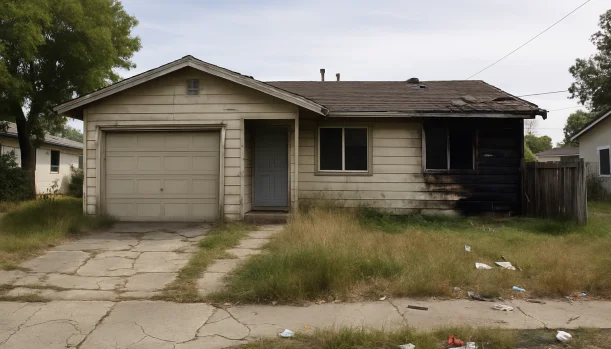 Sell Your Distressed Home in Oakley CA โ Matt Buys Homes Distressed home exterior in Oakley, CA โ Matt Buys Homes cash buyer โ sell fixer upper fast oakley CA