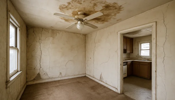 We Buy Houses As-Is in Richmond California โ Matt Buys Homes Interior of a house needing repairs in Richmond California โ we buy houses as-is