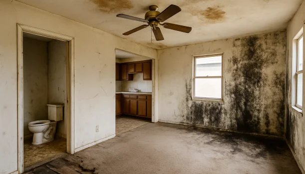 We Buy Houses As-Is in Sunnyvale California โ Matt Buys Homes Interior of a house needing repairs in Sunnyvale California โ we buy houses as-is