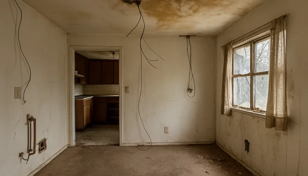 We Buy Houses As-Is in Citrus Heights California โ Matt Buys Homes Interior of a house needing repairs in Citrus Heights California โ we buy houses as-is