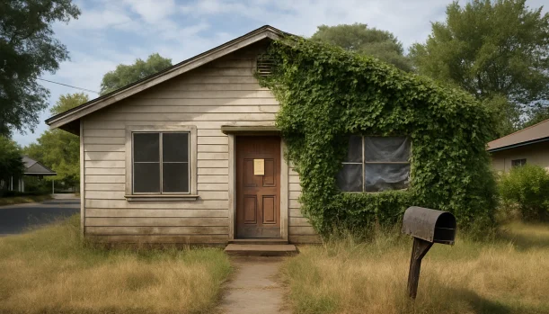 Sell Your Distressed Home in El Dorado CA โ Matt Buys Homes Distressed home exterior in El Dorado, CA โ Matt Buys Homes cash buyer โ sell before foreclosure el dorado CA