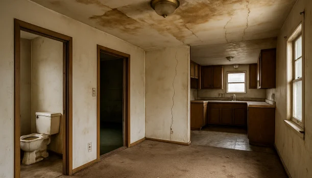 We Buy Houses As-Is in El Dorado California โ Matt Buys Homes Interior of a house needing repairs in El Dorado California โ we buy houses as-is
