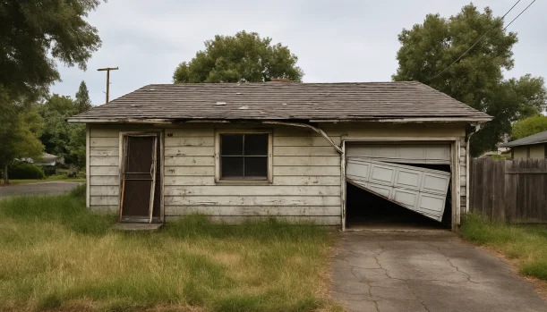 Distressed home exterior in Fair Oaks, CA — Matt Buys Homes cash buyer — sell my house fast fair oaks