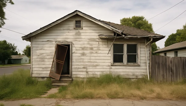 Sell Your Distressed Home in Isleton CA โ Matt Buys Homes Distressed home exterior in Isleton, CA โ Matt Buys Homes cash buyer โ fair cash offer homes isleton