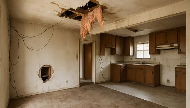 We Buy Houses As-Is in Lincoln California โ Matt Buys Homes Interior of a house needing repairs in Lincoln California โ we buy houses as-is