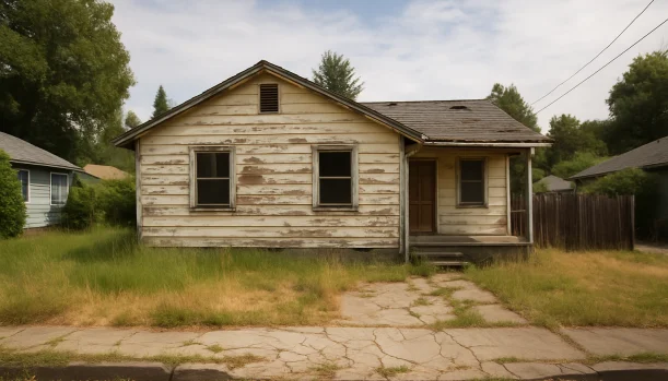 Distressed home exterior in Grass Valley, CA — Matt Buys Homes cash buyer — executor selling house grass valley California