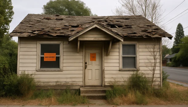 Sell Your Distressed Home in Jackson CA โ Matt Buys Homes Distressed home exterior in Jackson, CA โ Matt Buys Homes cash buyer โ sell house with mold jackson CA